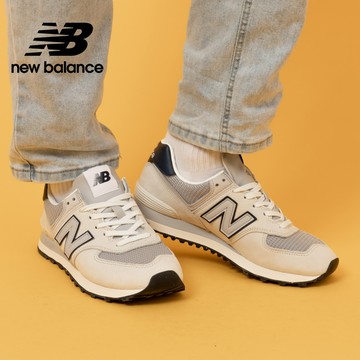 【New Balance】 NB 復古鞋_中性_米灰色_U574SRR-D楦 574