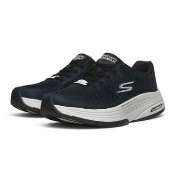 SKECHERS 休閒鞋 DISTANCE WALKER 深藍 足弓 碳板 健走鞋 男 216534NVY