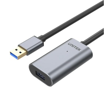 UNITEK 鋁合金USB3.1信號放大延長線 10M (Y-3005)
