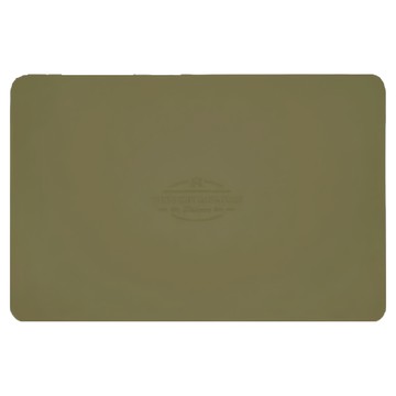 KZM OUTDOOR 仿皮革餐墊 附收納袋 橄欖綠  M(展開82 x 54cm 收納直徑6 x 54cm)  1個