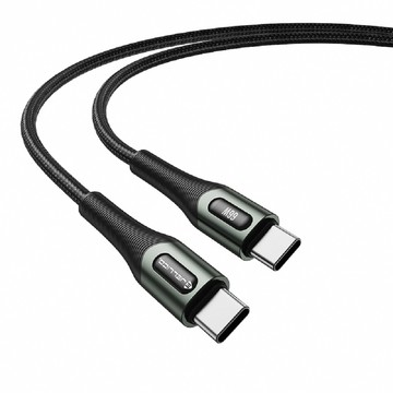 JELLICO 合金系列  PD閃充 66W Max Type-C充電傳輸線 1M/JEC-B7-BKCC