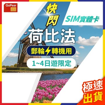 【極速出貨】荷比法網卡 快閃 轉機 1日遊 荷蘭網卡 荷比盧網卡 比利時網卡 法國網卡 阿姆斯特丹網卡 荷蘭sim卡
