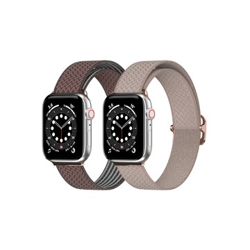 SwitchEasy Apple Watch Wave 高彈性尼龍錶帶,古銅色（40/41/42mm）
