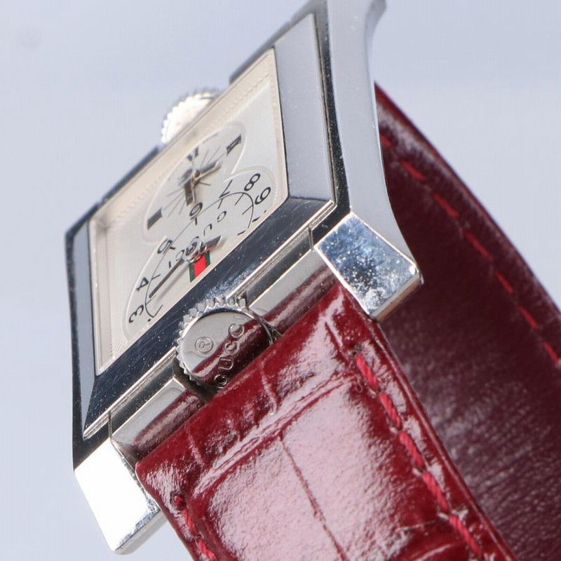 GUCCI シルバー スクエアケース 腕時計 【公式通販】