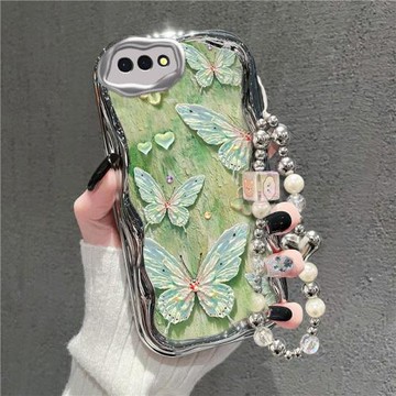 OPPOA5手機殼精孔ins風a5簡約女款PBAM00全包軟殼防摔新款潮5g保護套PBAM00個性創意0poa5蝴蝶opa男oopoa電鍍