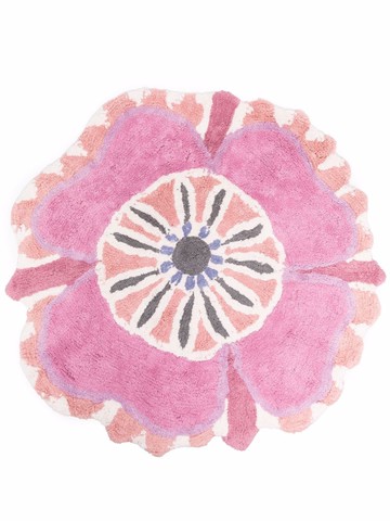 Missoni Home - floral embroidered bath mat - unisex - Cotton - One Size - Pink