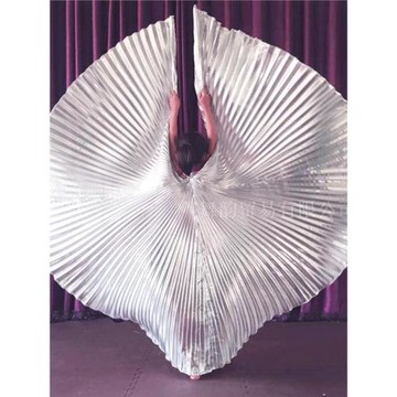 兒童肚皮舞翅膀 道具表演出金翅東方舞 埃及銀色兒童少兒小孩舞蹈