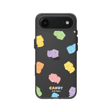 iPhone Air Clear (相機按鈕) 酷墨灰 - 嗨小強 Hi John - 小強軟糖