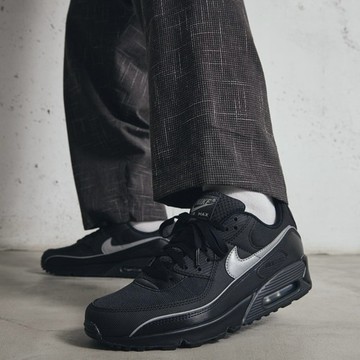 NIKE AIR MAX 90 PREMIUM 全黑 反光 運動鞋 氣墊 男鞋 HV4517-002