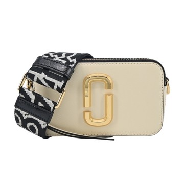 MARC JACOBS SNAPSHOT 防刮撞色雙層斜背/相機包-卡其2S3HCR500H03134