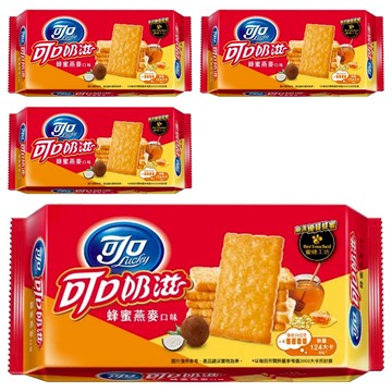 可口 蜂蜜燕麥 餅乾  100g  4包