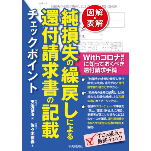 図解・表解純損失の繰戻しによる還付請求書の記載チェックポイント Withコロナ時代に知っておくべき還付請求手続