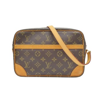 LOUIS VUITTON LV 路易威登 棕色 原花帆布 Trocadero 27 肩背包 M51274 【二手名牌BRAND OFF】