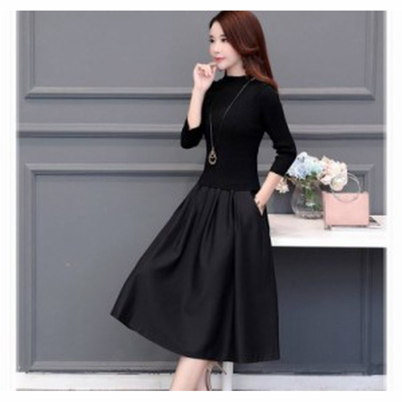 秋新作 ワンピース 膝丈 ひざした ワンピース 膝下 ワンピース フレア ワンピース 膝丈 Aラインワンピース 膝丈 ワンピース レディース 通販 Lineポイント最大1 0 Get Lineショッピング