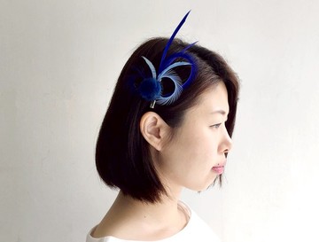 【飾品系列】夏日晴空-藍色髮夾胸針  兩用