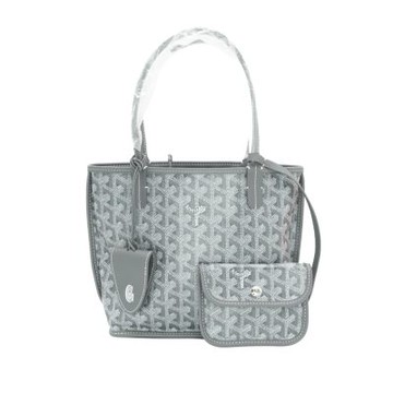 Goyard Anjou Mini Bag 雙面用手提購物包(灰)