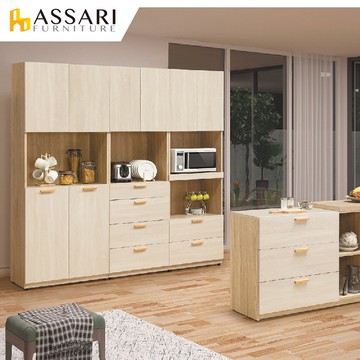 ASSARI-葛瑞絲拉盤收納櫃(寬60x深40x高197cm)