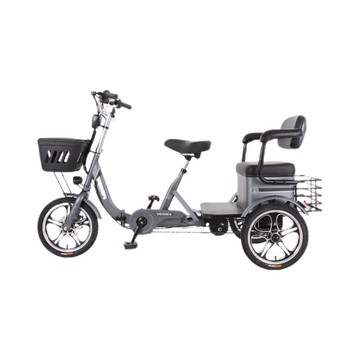 公司貨保固 電動三輪車 老人代步車 盈路達電動三輪車家用小型老年人老人代步車折疊人力助力接送孩子 最低價 快速出貨