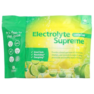 Jigsaw Health, Electrolyte Supreme™，檸檬酸橙味，60 包，5.9 克每包