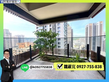 仰德美術館｜全新三房＋平車|邊間高樓景觀|雙面採光｜高雄市鼓山區美術南三路