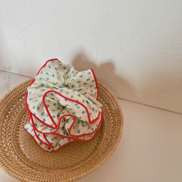 🔥3件8折🍊臺北出貨🍊可開發票韓國ins風碎花韓版撞色溫柔可愛甜美大腸圈髮圈發繩髮飾