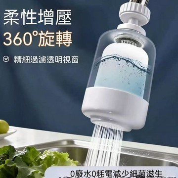 🔥臺灣夯貨-大米優品🏆廚房水龍頭過濾器陶瓷濾芯透視款家用防濺水龍頭淨水器家用淨水機9ER65