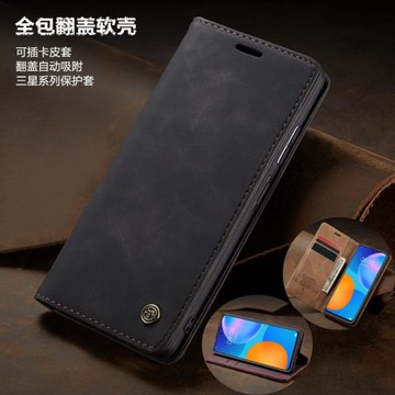 適用三星S21+手機皮套帶蓋插卡galaxyS21Ultra防摔保護殼S21FE皮質plus錢包新款s20外殼商務card wallet case