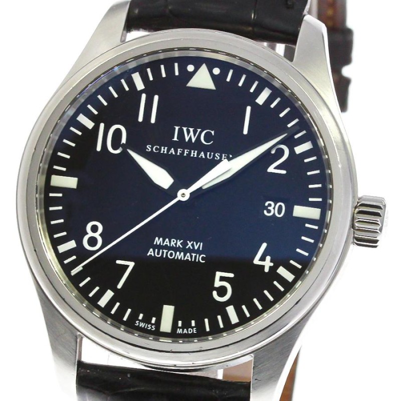 IWC SCHAFFHAUSEN IW325501 パイロットウォッチ マークXVI デイト 自動 ...