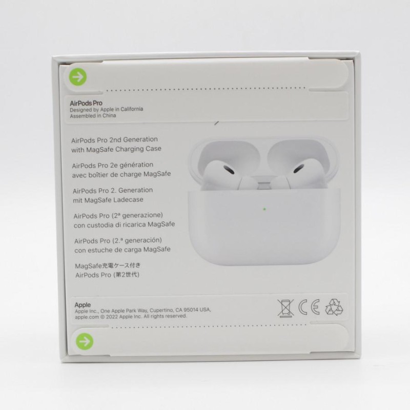 新品/未開封】Apple AirPods Pro MQD83J/A 第2世代 ワイヤレスノイズキャンセリングイヤホン エアポッズ プロ エアーポッズ  | LINEブランドカタログ