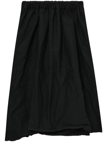 Comme Des Garçons - striped cropped trousers - women - Polyester - S - Black