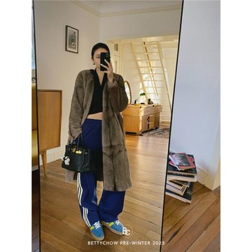 Bettychow鎮店神褲！名模同款 2條巨好看條紋運動褲棉質啞光長褲