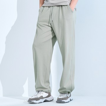 超薄涼爽自由寬鬆運動褲(灰卡其)-中性【Hi Cool涼感布】