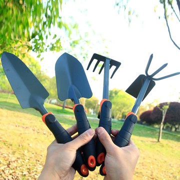 種菜工具 加厚園藝工具套裝小鏟子鋤頭種菜種花鬆土耙子種花神器園藝