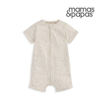 Mamas&Papas 荒原日常-短袖連身寬褲