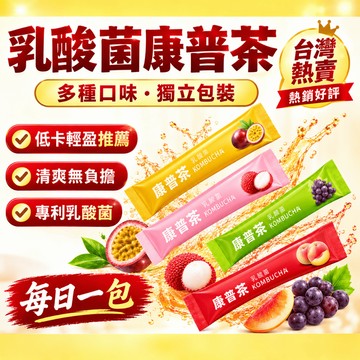 康普茶 韓國 酵素飲 乳酸菌 4種口味 低卡 輕盈推薦 低糖 低卡飲料 水蜜桃 幫助消化 葡萄 冷泡茶 康普茶 健康維持