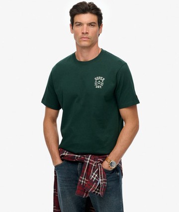 Superdry Men's Athletic Club T-shirt Green Size: S