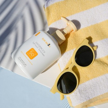 ⚡快速出貨🚀【SUNBATH陽光森巴】 親子完美防護精油抗曬乳250g
