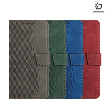DUX DUCIS SAMSUNG 三星 Galaxy S25+ S25 Plus 菱格紋側翻皮套 插卡 可立 磁扣 保護套 手機套 防摔套   【愛瘋潮】【APP下單最高22%回饋】