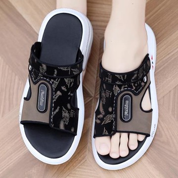 拖鞋男士夏季外穿2026新款防滑軟底兩用涼鞋男款厚底沙灘休閑鞋子