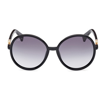【送料&関税込】Max Mara Mm0065 01b Sunglasses Max Mara Sunglasses MM0065 EMME15 01B Black smoke Woman | eBay