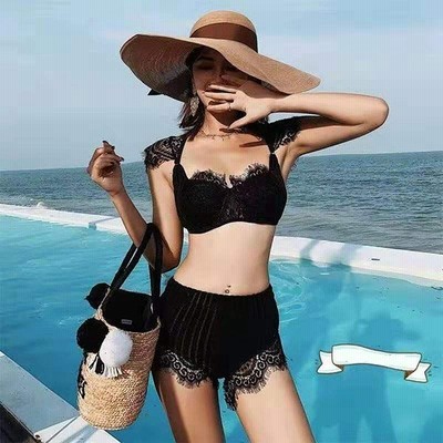 水着 レディース ビキニ 体型カバー 2点セット セバレート タンキニ レース ショートパンツ ママ水着 女性 ビーチ 大きいサイズ 着痩せ 温泉 海水浴 通販 Lineポイント最大get Lineショッピング