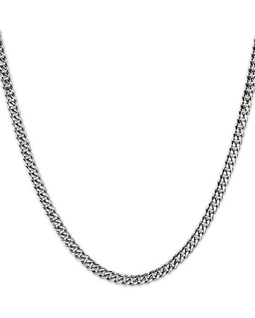 John Hardy Sterling Silver Chain Curb Link Necklace, 22/24