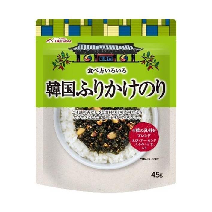 徳山物産 食べ方いろいろ 韓国ふりかけのり 45g×20袋入×(2ケース)｜ 送料無料