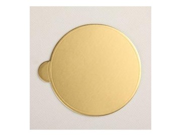 【焙優佳】切片蛋糕墊 金色圓形(Ø80、Ø90)【良鎂咖啡精品館】