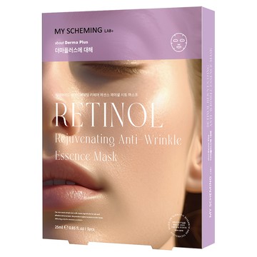 MY SCHEMING 我的心機 關於肌膚 A醇青春抗皺精華面膜  4入  1組