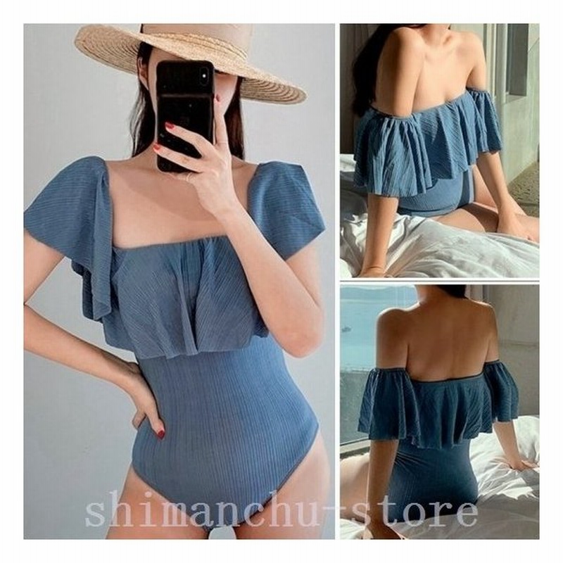 フレアトップオフショルダー2wayフリルワンピース水着レディース半袖大人カワイイ夏体型カバーきれいめ 通販 Lineポイント最大0 5 Get Lineショッピング