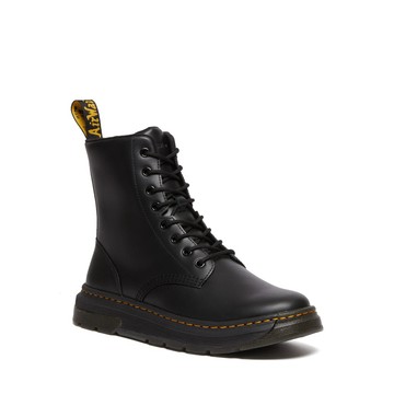 Dr. Martens 馬汀 Crewson 黑色女款經典Pull Up皮靴