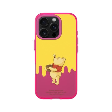 iPhone 16 Pro Clear 粉漾桃 - 迪士尼-小熊維尼 Disney Winnie The Pooh - 小熊維尼與蜂蜜