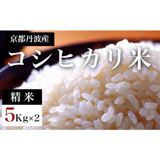 ふるさと納税 京都府 福知山市 京都丹波産　コシヒカリ米（精米）5kg×2  ふるさと納税 米 新米 精米 コシヒカリ 京都府 福知山市