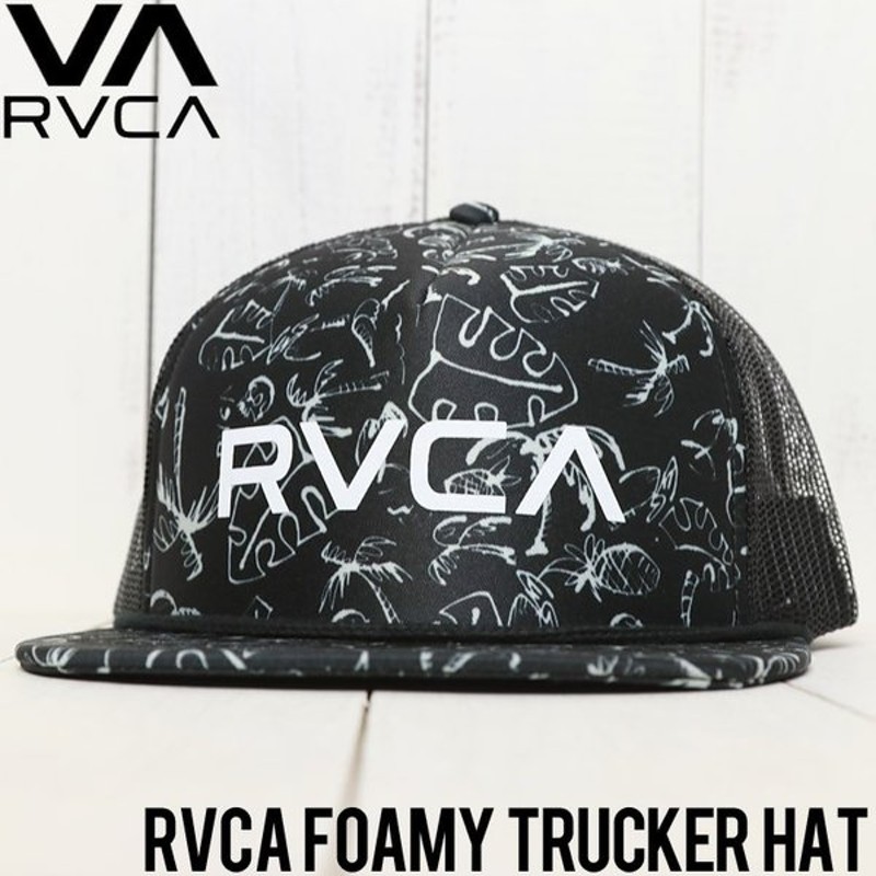 rvca foamy trucker hat